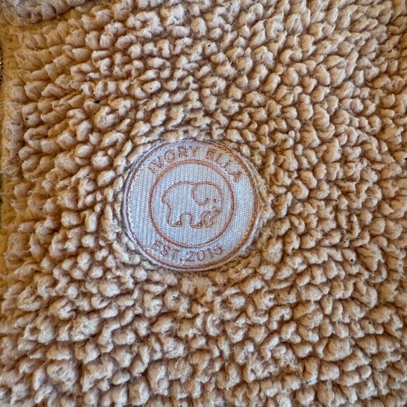 Ivory Ella Sherpa 1/4 Zip Pullover - Picture 3 of 6